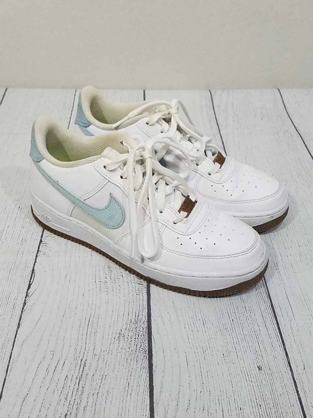 Nike Air Force 1 LV8 GS Size 6.5Y Indigo DA3093-100